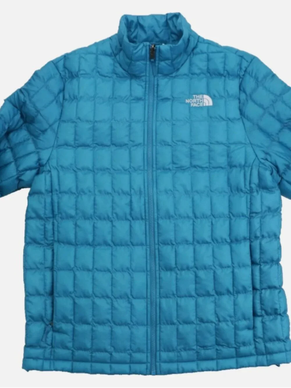 The North Face ThermoBall Jacket Men's Size L Blue Insulated Puffer TNF DWR New